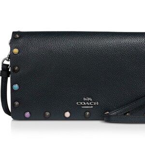 COACH Hayden Multicolor Rivets Crossbody/Clutch Bag